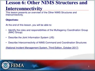 Other NIMS Structures and Interconnectivity Overview