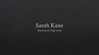 Insight into Sarah Kane's Powerful Works