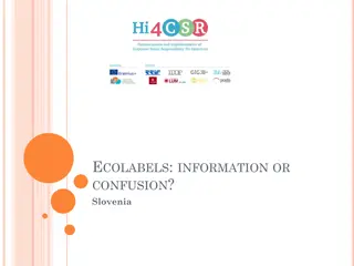 ECOLABELS: INFORMATION OR CONFUSION in Slovenia