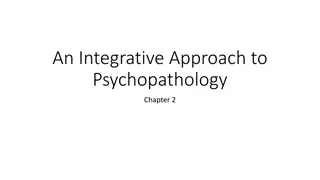 Multidimensional Models and Genetic Contributions to Psychopathology