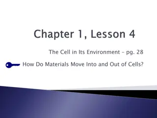 The Cell in Its Environment