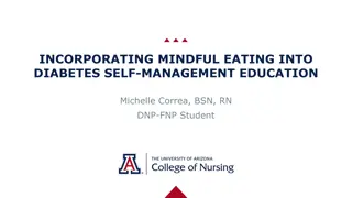 Mindful Eating for Diabetes Self-Management