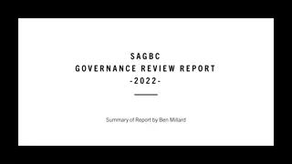 Governance Review Summary Report - Improving Student Government Effectiveness