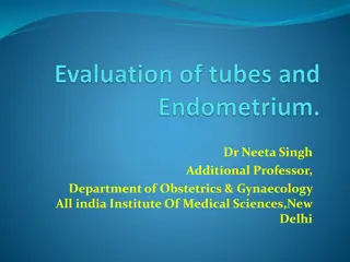 Evaluation of tubes and Endometrium