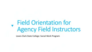 Field Orientation for Agency Field Instructors
