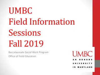 UMBC Field Placement Process: Academic Year Overview