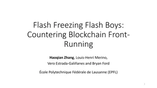 Flash Freezing Flash Boys: Countering Blockchain Front-Running