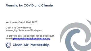 Crowdsourcing Messaging for COVID and Climate Connection