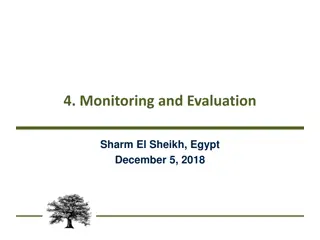Monitoring and Evaluation in Aftercare Activities