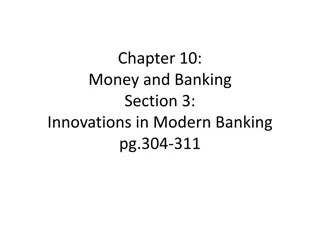 Services Provided by Modern Banks