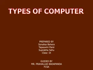 Overview of Different Types of Computers