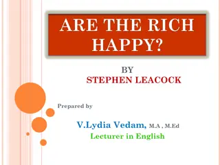 The Trials of Being Rich