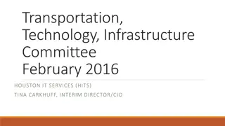 Houston Transportation, Technology, and Infrastructure Committee - February 2016
