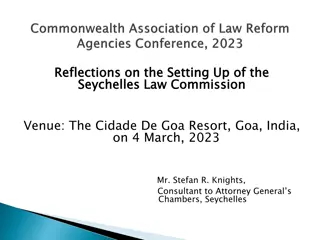 Setting Up of Seychelles Law Commission: Factors and Recommendations