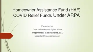 Homeowner Assistance Fund (HAF) COVID Relief Fund Overview