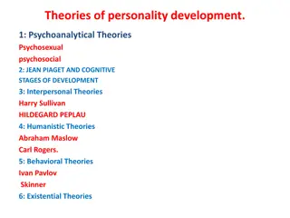 Theories of Personality Development Explained: Freud's Psychoanalytical Theories