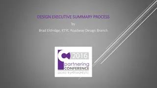 Design Executive Summary Process by Brad Eldridge