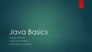 Introduction to Java Programming Basics
