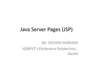 Introduction to JSP Technology at Parikrama Polytechnic
