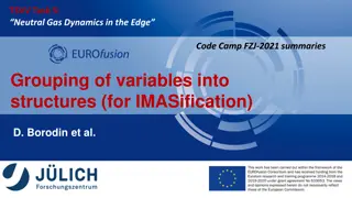 Grouping of Variables into Structures for IMASification