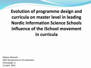 Comparative Analysis of LIS Master Programmes in Digital Library Education