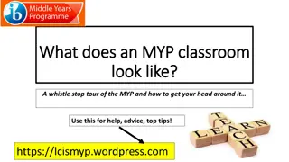 Unveiling the MYP Classroom: A Quick Tour and Tips