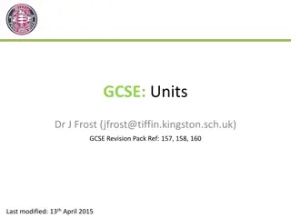 GCSE Math Revision - Measurement Conversions and Calculations