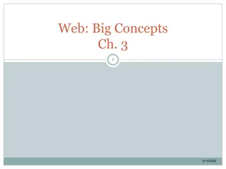 Web Big Concepts Chapter 3 - Multitude of Devices and Standards