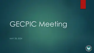 GECPIC Meeting Agenda for May 28, 2024