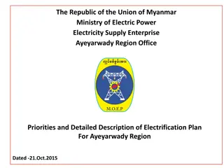 Electrification Plan for Ayeyarwady Region - Detailed Description