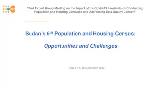 Sudan's 6th Population and Housing Census: Opportunities and Challenges
