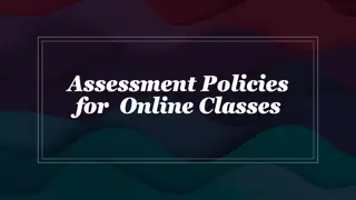 Principles of Fair Assessment Policies