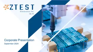 ZTEST Electronics Inc. Corporate Presentation September 2024