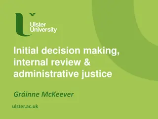 Social Security Advisory Committee (SSAC) Role and Independent Work Programme