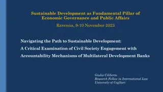Sustainable Development as Fundamental Pillar of Economic Governance and Public Affairs
