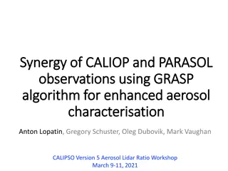 Enhanced Aerosol Characterisation Using CALIOP and PARASOL Observations with GRASP Algorithm