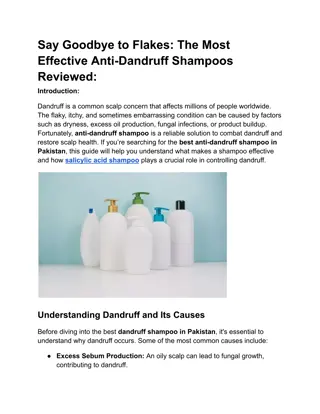 Say Goodbye to Flakes The Most Effective Anti-Dandruff Shampoos Reviewed