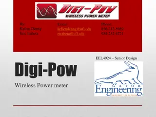 Senior Design Project: Digi-Pow Wireless Power Meter Schematics and Solutions