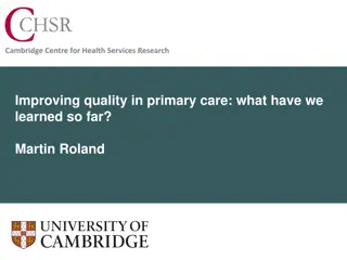 Insights into Quality Improvement in Primary Care