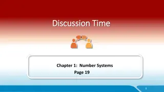 Number Systems: Natural, Rational, and Real