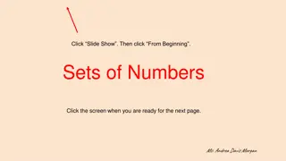 Types of Numbers: Natural, Whole, Integers, Fractions