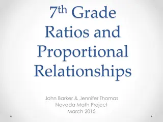 7th Grade Ratios and Proportional Relationships