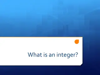 Introduction to Integers