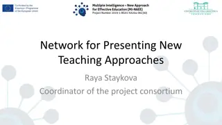 Network for Presenting New Teaching Approaches - Benefits and Strategies