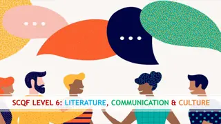 Literature, Communication & Culture Course Overview