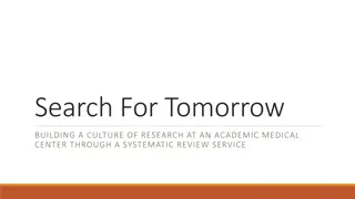 Building a Culture of Research at an Academic Medical Center through Systematic Review Service