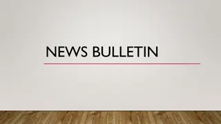 Principles of Radio Bulletin Preparation