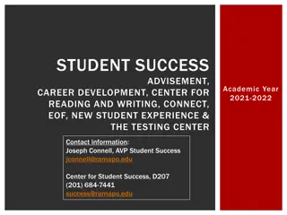 Student Success Services at Ramapo College
