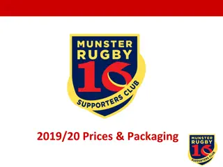 2019/20 Pricing and Packaging