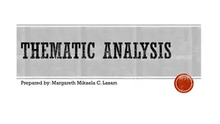 Thematic Analysis: Overview and Methodology